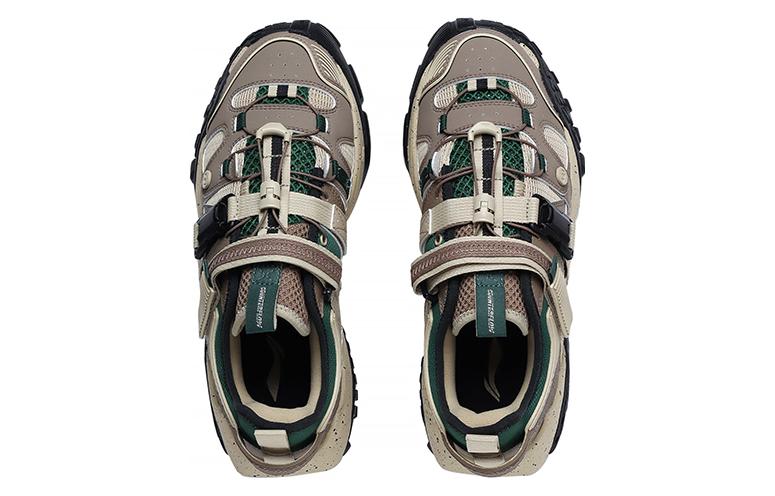 Lookbook Li-Ning CF Linchuan V2 'Khaki Brown Black' AGLS225-2