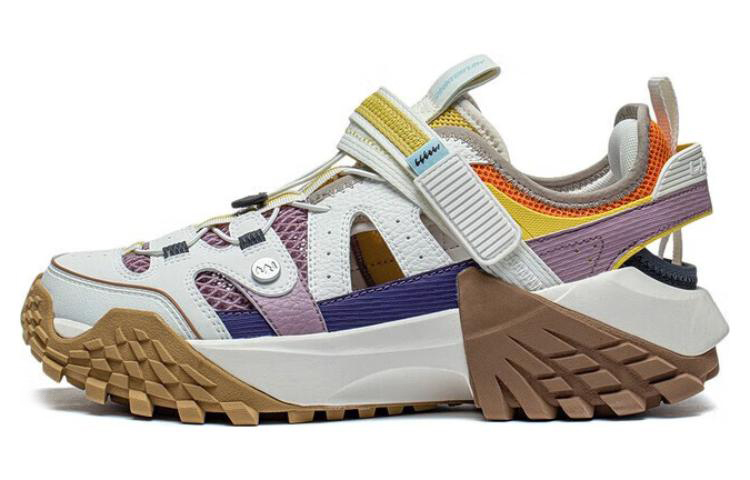 Buy LiNing李寧 CF溯系列 林川V2 防滑耐磨 低筒 運動休閒鞋 男款 白紫