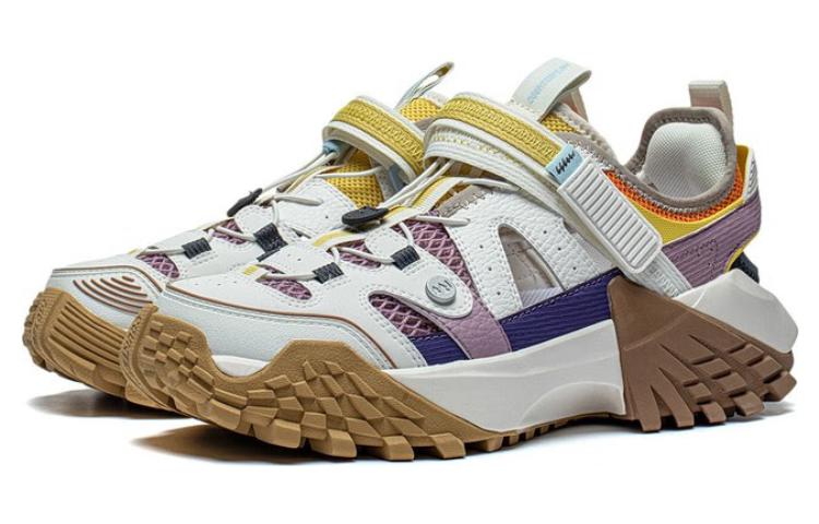 Shop LiNing李寧 CF溯系列 林川V2 防滑耐磨 低筒 運動休閒鞋 男款 白紫