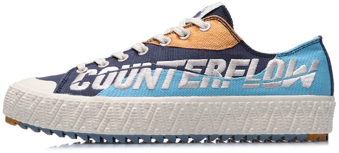 LiNing李寧 CF 舒適休閒 低筒 板鞋 男女同款 藍色 Buy LiNing李寧 CF 舒適休閒 低筒 板鞋 男女同款 藍色