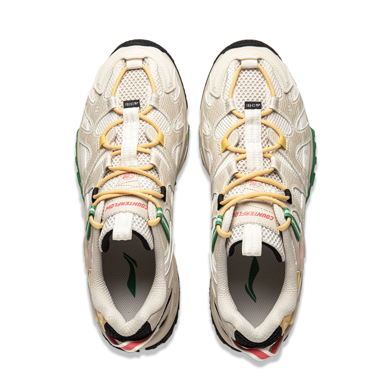 Shop 리닝 CF 로우 '화이트 그레이 블랙' (Li-Ning CF Low '화이트 그레이 블랙') AGLU073-4