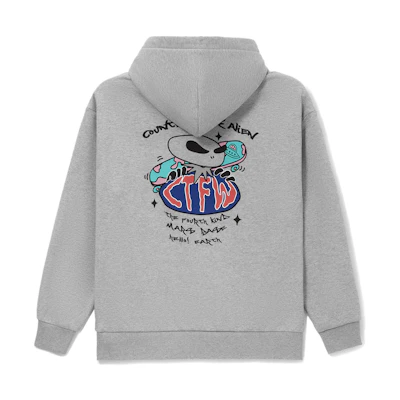 Li-Ning CF Mars Fleece Pullover Sweatshirt Unisex - Heather Gray Brick Colorway AWDRD69-6