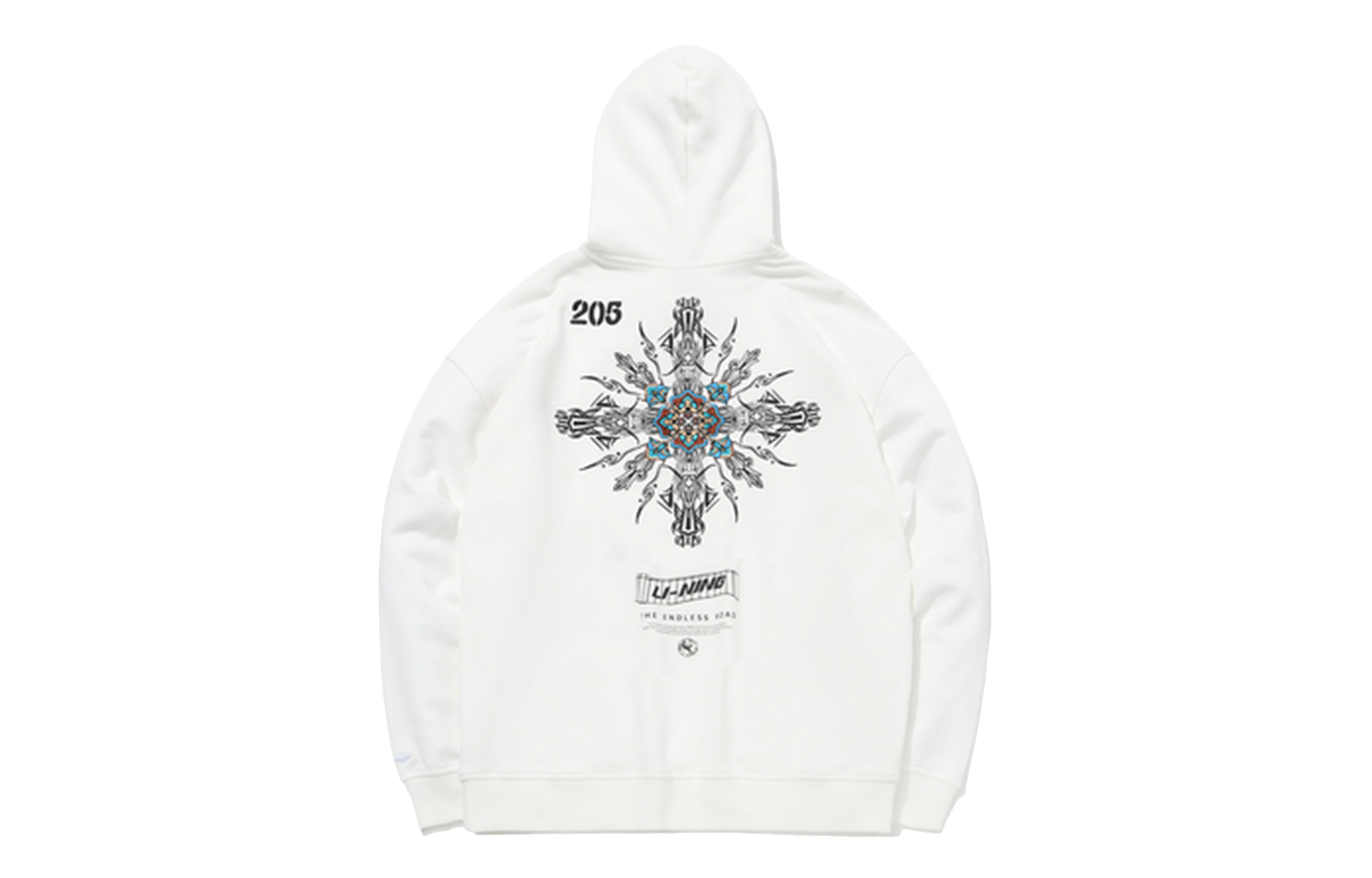 Li-Ning CF Origin Series Pullover Casual Sports Long Sleeve Sweatshirt White AWDQC51-1
