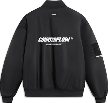 Li-Ning CF Retro Letter Print Loose Fit Baseball Jacket Unisex - Black AJMT249-1 Order Li-Ning CF Retro Letter Print Loose Fit Baseball Jacket Unisex - Black AJMT249-1