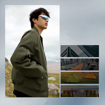 Li-Ning CF Retro Letter Print Loose Fit Baseball Jacket Unisex - Black AJMT249-1 2