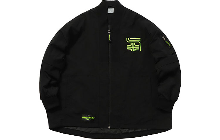 Li-Ning CF Retro Series Black Printed Casual Sport Jacket AJDQ365-2