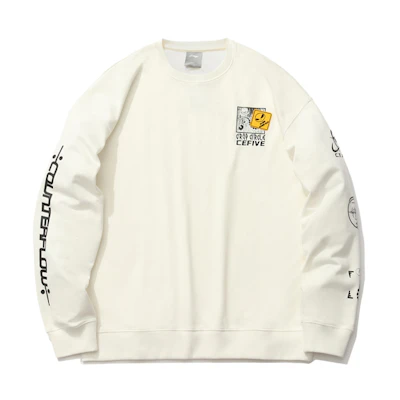 Li-Ning CF Series Pullover Printed Hoodie Unisex Off-White Sports Casual AWDR384-1