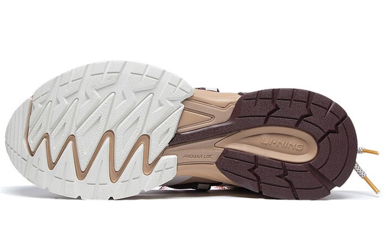 Details for Li-Ning CF Series Sneakers 'Brown White' ARDS017-2