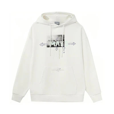 Li-Ning CF Su Graphic Pullover Sweatshirt Unisex - Off-White AWDRD66-1
