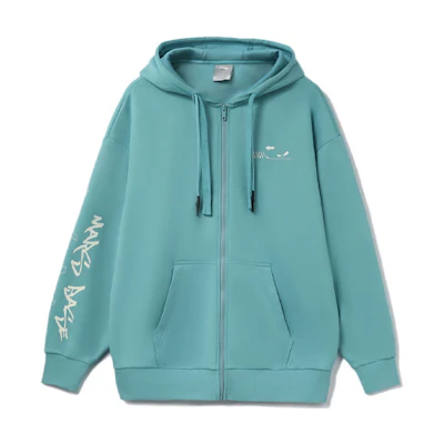 Li-Ning CF Su Long-Sleeve Sweatshirt Unisex Couple Style Sea Blue AWDRG43-2