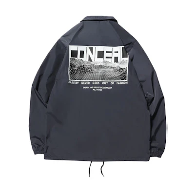 Li-Ning CF Su Printed Loose Fit Sports Jacket - in Cold Ebony Black AFDN465-2