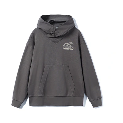 Li-Ning CF Su Pullover Sweatshirt Gray Unisex with Embroidery & Button Design AWDRD83-3