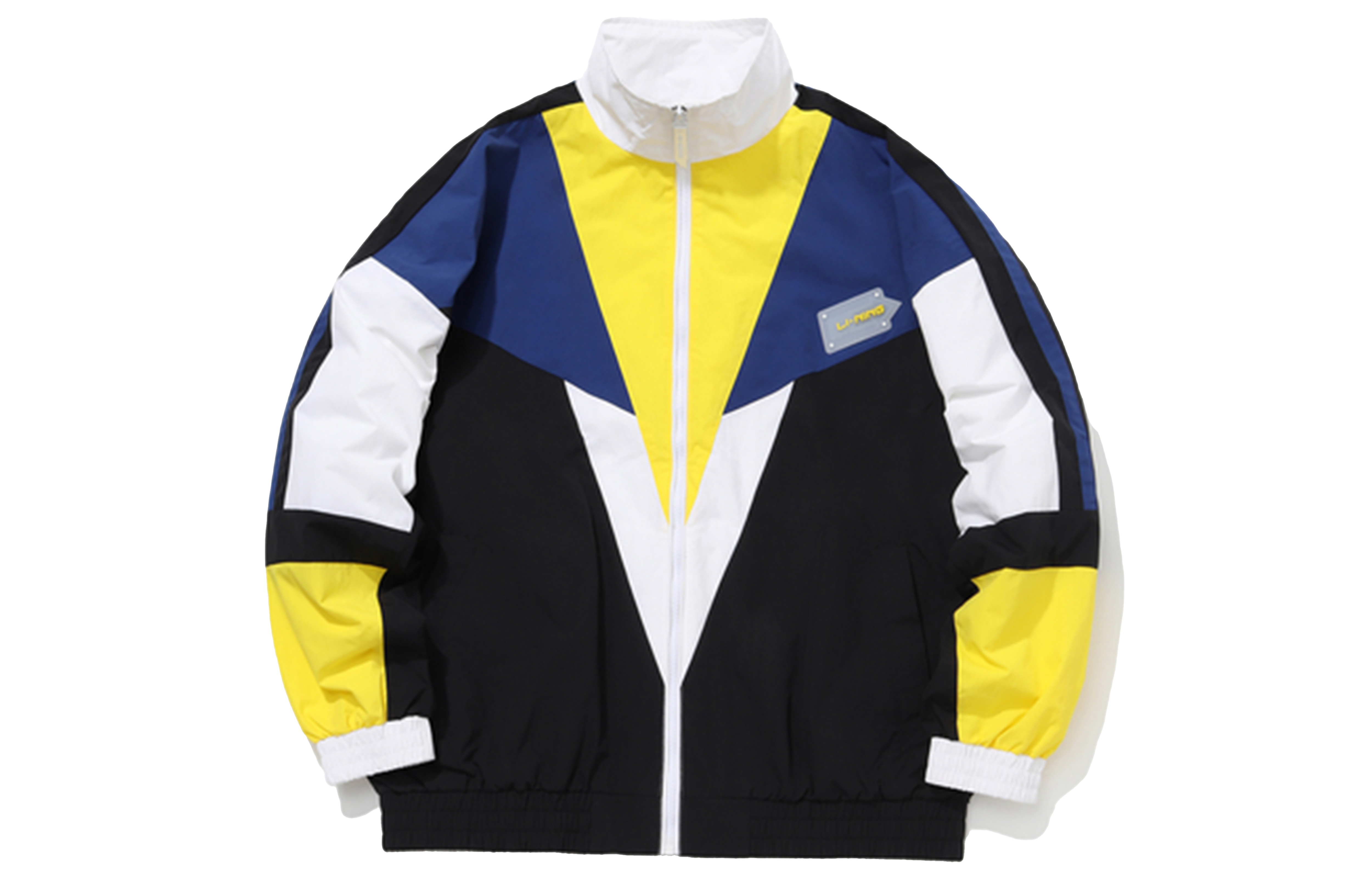 Li-Ning CF Suo Series Colorblock Stand Collar Jacket Unisex Black AJDQ448-3