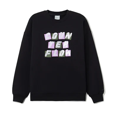 Li-Ning CF Suo Wuxing Pullover Sweatshirt Unisex Black Letter Print Design AWDRG52-4