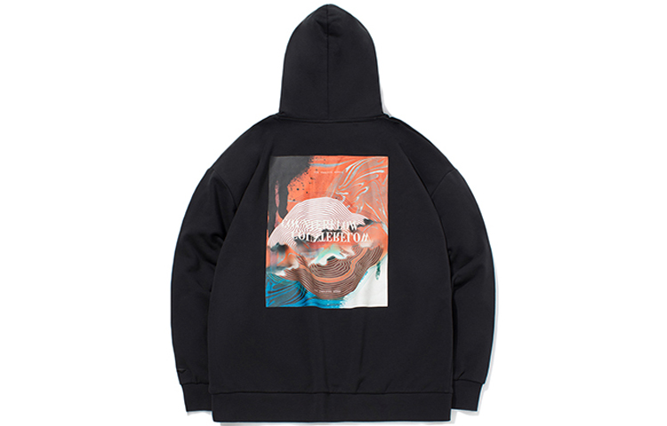 Li-Ning CF Tracing Hoodie Black Pullover Hooded Sweatshirt AWDQB67-1