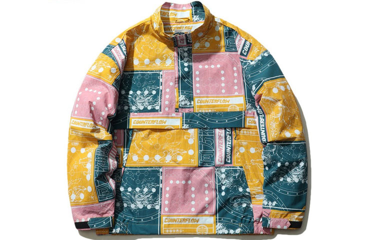 Li-Ning CF Tracing Series Huancheng Jacket Multicolor Printed AJDR237-1