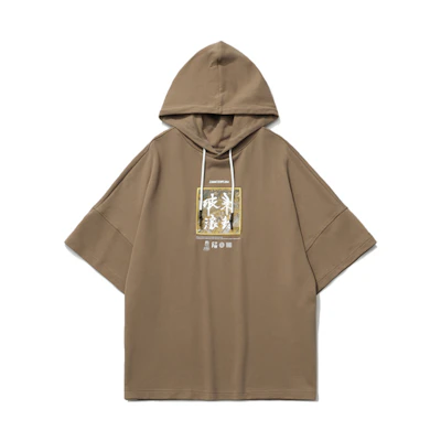 Li-Ning CF Tracing Series Pullover Short Sleeve Sweatshirt Desert Brown Men AWDR579-3