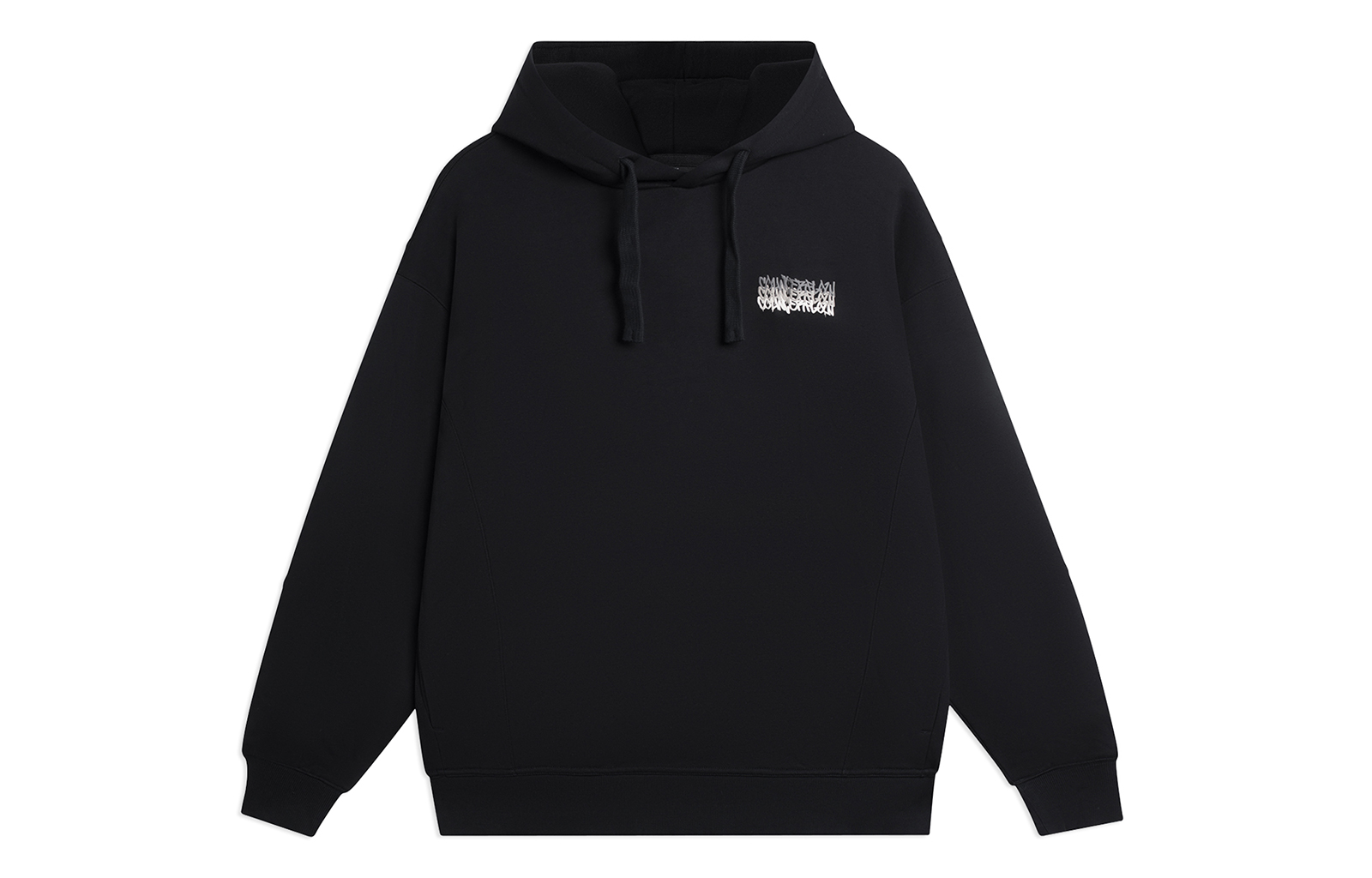 Li-Ning CF Warm Fleece Sweatshirt Unisex Couple Black AWDSI27-2