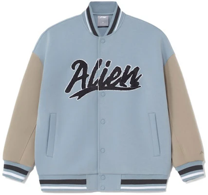 李寧CF威廉藍字母印花長袖棒球外套男女款 AWDRG96-3 Buy 李寧CF威廉藍字母印花長袖棒球外套男女款 AWDRG96-3