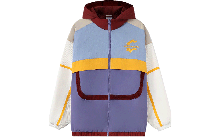 Li-Ning CF Wu Xing Series Colorblock Hoodie Jacket Unisex in Xia Guang Purple AJDR494-1