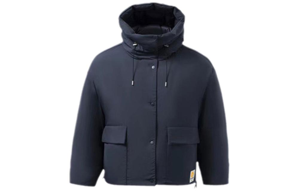 Li-Ning CF Wu Xing Series Unisex Hooded Down Jacket - Deep Navy Blue. AYMR464-3 圖 2