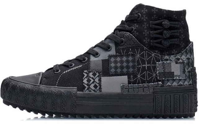 Li-Ning CF WuXing Canvas Hi Shoes 'Black' AGCR490-4 Buy Li-Ning CF WuXing Canvas Hi Shoes 'Black' AGCR490-4
