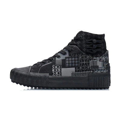 Li-Ning CF WuXing Canvas Hi Shoes 'Black'