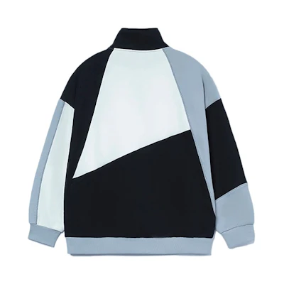 Li-Ning CF Wuxing High-Neck Half-Zip Oversized Pullover Sweatshirt Black Unisex AWDRD85-2