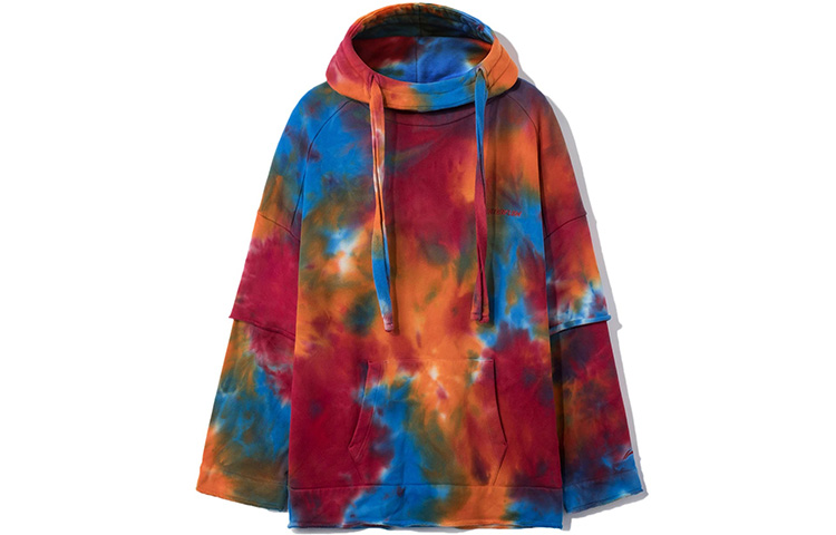 Li-Ning CF Wuxing Series Tie-Dye Loose Fit Hoodie Unisex Multicolor AWDRD80-1