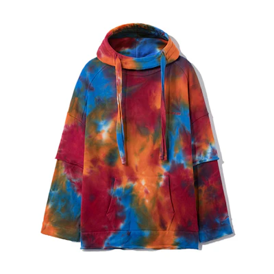 Li-Ning CF Wuxing Series Tie-Dye Loose Fit Hoodie Unisex Multicolor AWDRD80-1