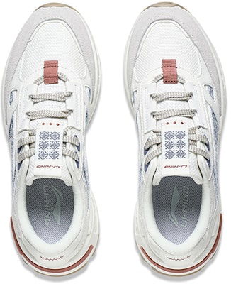 LiNing李寧 乘風 2.0 撞色 防滑耐磨 低筒 運動休閒鞋 男款 米白 Lookbook LiNing李寧 乘風 2.0 撞色 防滑耐磨 低筒 運動休閒鞋 男款 米白