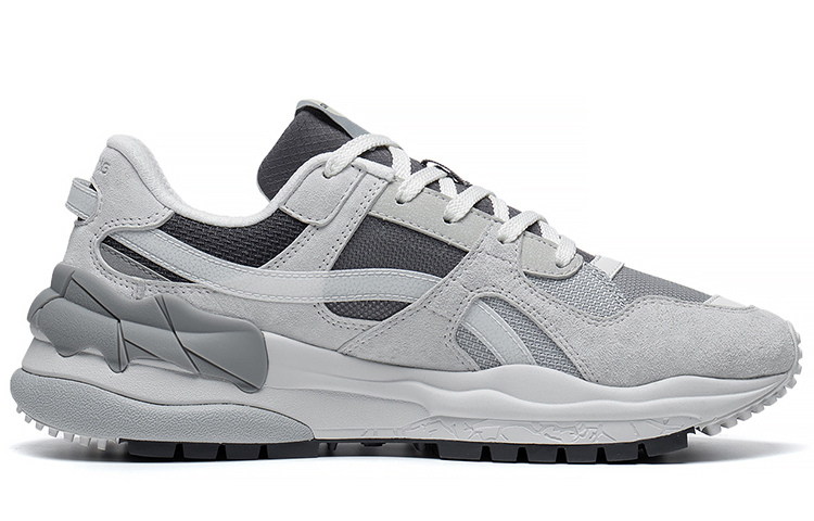Li-Ning ChengFeng Sport Sneakers 'Grey Black' 圖 2