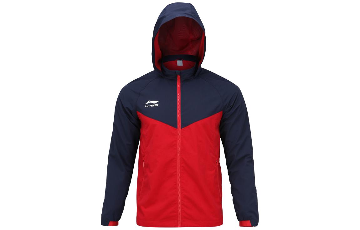 Li-Ning Chicago Bulls Red Zip-Up Hoodie Jacket AFDR303-2
