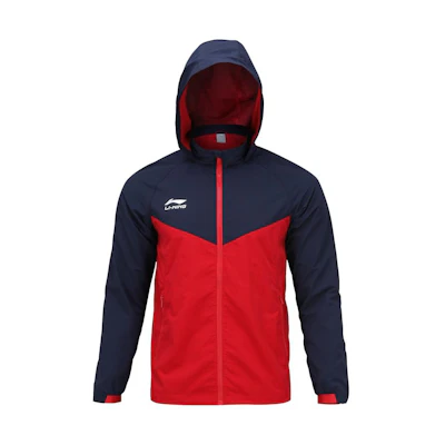Li-Ning Chicago Bulls Red Zip-Up Hoodie Jacket AFDR303-2