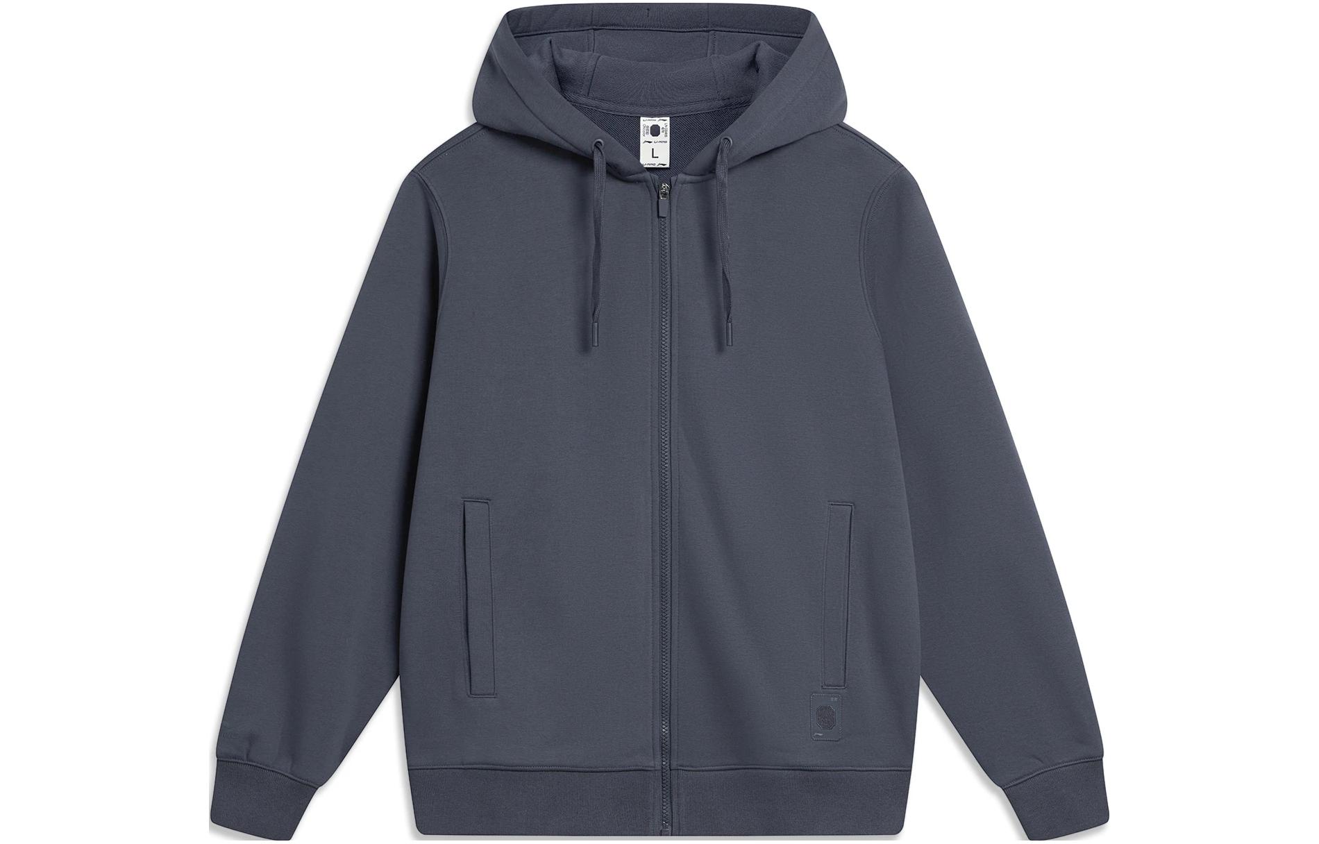 Li-Ning China Color Series Black Loose Fit Hoodie Unisex AWDT967-2