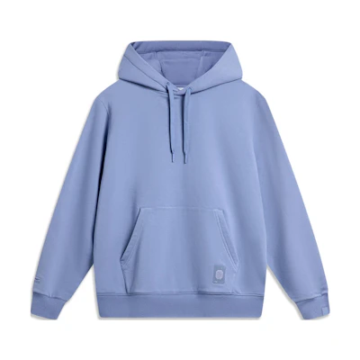 Li-Ning China Color Series Solid Pullover Hoodie Unisex Butterfly Blue AWDU031-4