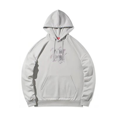 Li-Ning China Printed Basketball Hoodie Gray Color AWDR947-2