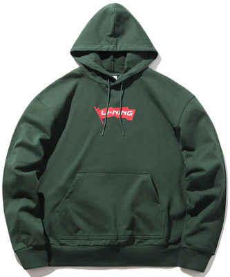 Li-Ning China Red Flag Series Pullover Hoodie Maple Green AWDPB11-2 Buy Li-Ning China Red Flag Series Pullover Hoodie Maple Green AWDPB11-2