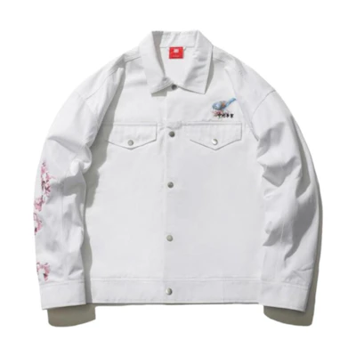 Li-Ning China Sakura Series Floral Print Sports Jacket White AFDR426-1