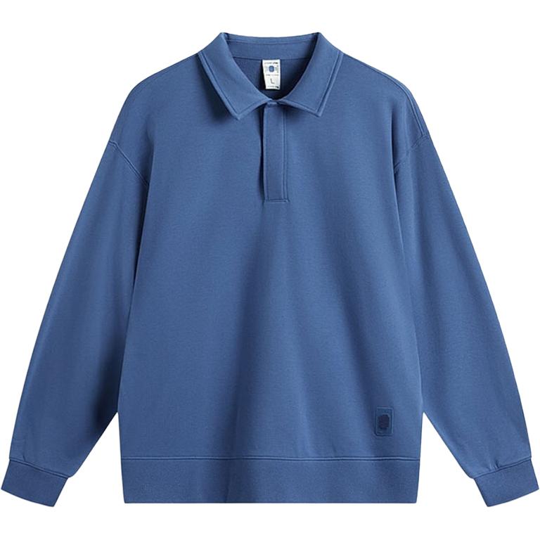 Li-Ning China Series Casual Sport Sweatshirt - Indigo Blue (Breathable & Comfy) AWDU849-5