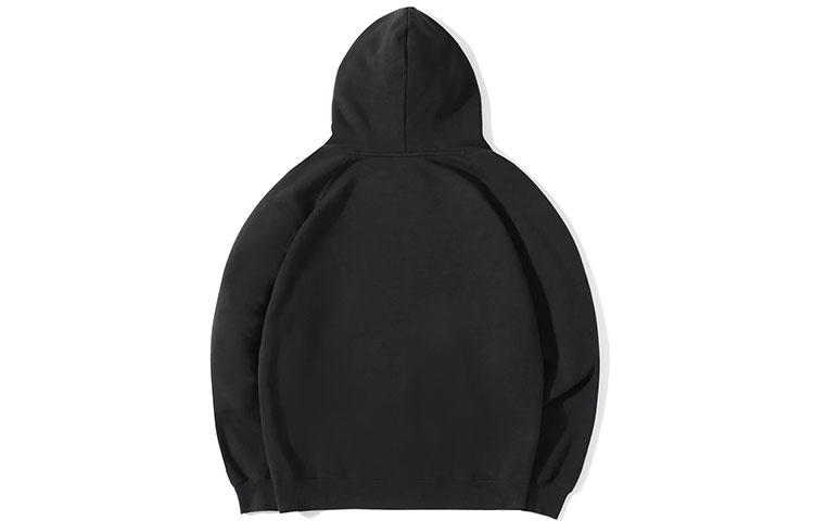Lookbook Li-Ning China Show Collection Embroidered Logo Hoodie Black Unisex AWDRA63-1