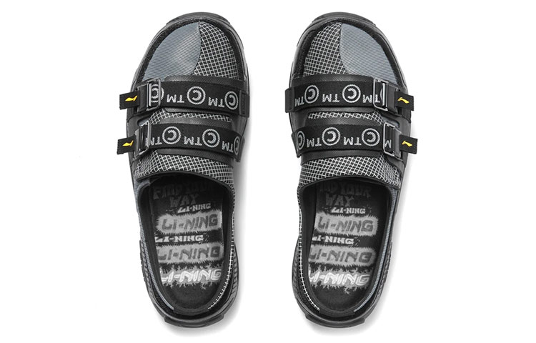 Purchase Li-Ning Chinatown Market x Pangu Triple-Wear Outdoor Sandale ''Bricks Schwarz'' AGLR155-2