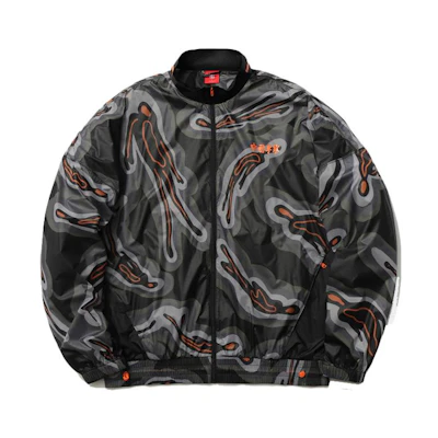 Li-Ning Chinese Characters Print Loose Fit Zip Jacket Black () AFDR295-2