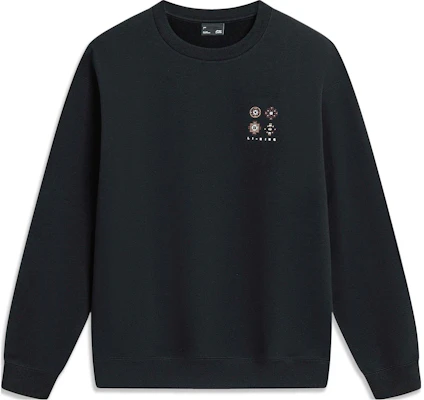 Li-Ning Chinese Culture Series Black Fleece Pullover Sweatshirt Unisex AWDT901-3 Order Li-Ning Chinese Culture Series Black Fleece Pullover Sweatshirt Unisex AWDT901-3