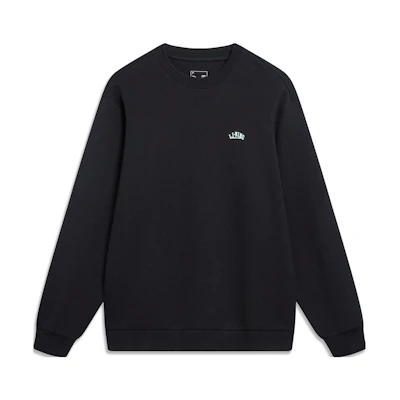 Li-Ning Chinese Culture Series Letter Pullover Hoodie Black AWDT379-3