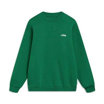 Li-Ning Chinese Culture Series Pullover Sweatshirt Men’s Cold Pine Green AWDT379-4