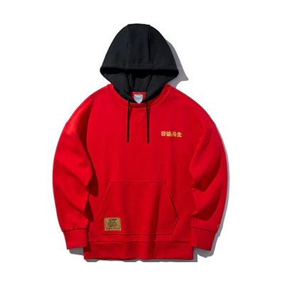 Li-Ning Chinese New Year Gold Ingots Hoodie Red Casual Pullover AWDQ077-2