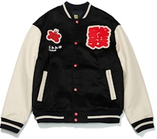 李寧新年兔系列刺繡棒球外套黑色 AJMT003-3 Order 李寧新年兔系列刺繡棒球外套黑色 AJMT003-3