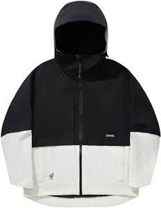 리닝 중국 스키 시리즈 컬러블록 후드 재킷 유니섹스 블랙 베이지 AHXT005-1 Buy 리닝 중국 스키 시리즈 컬러블록 후드 재킷 유니섹스 블랙 베이지 AHXT005-1