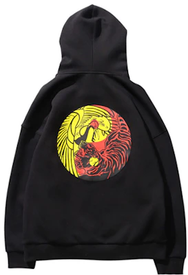 리닝 중국 호랑이 학 후디 블랙 풀오버 AWDN925-2 Lookbook 리닝 중국 호랑이 학 후디 블랙 풀오버 AWDN925-2